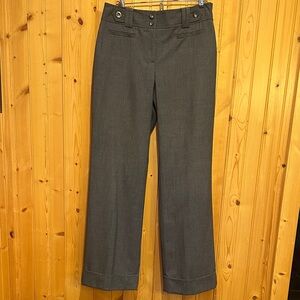 Ann Taylor Dark Gray Curvy Fit Pants